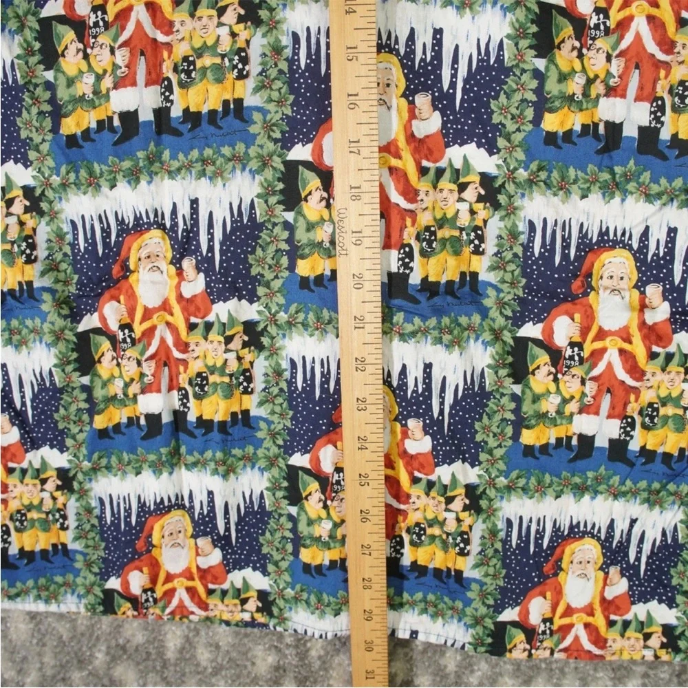 VTG Reyn Spooner Guy Buffet Santa & Elves Hawaiian Shirt Mens XL Egyptian Cotton - Picture 10 of 12
